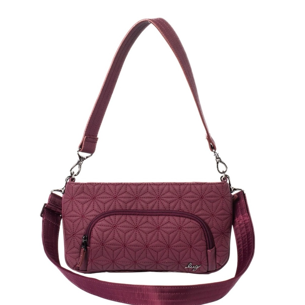 Lug Flyer Matte Luxe VL Convertible Crossbody - Wine